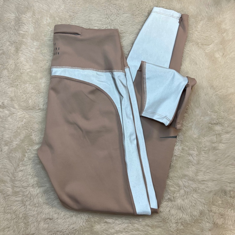 Nike Leggings, Small, Pink & Grey